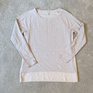 J. Crew beige top XS